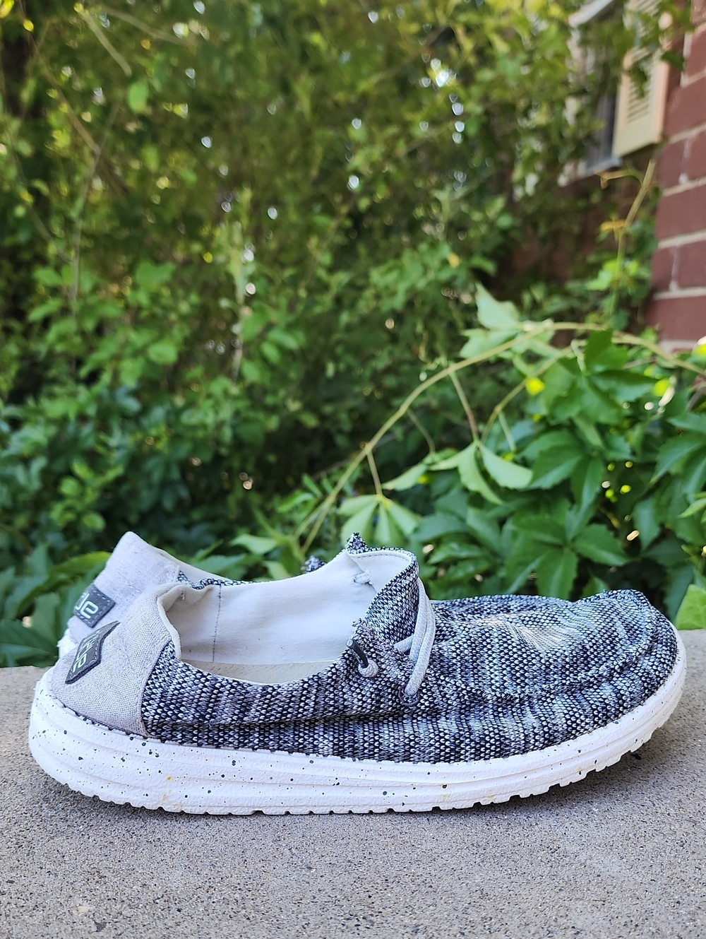 Womens Hey Dude Sneakers Wendy Sox - Dark Grey